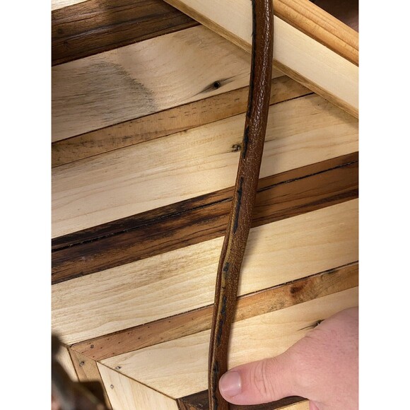 Vintage Leather crossbody Satchel Bag Boho Purse - Picture 11 of 11